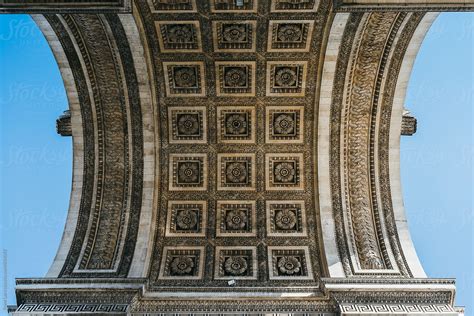 Arc De Triomphe Detail In Paris France By Stocksy Contributor Trent