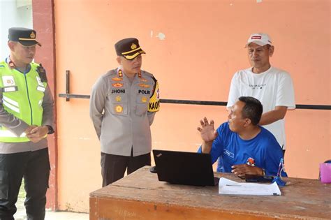 Polres Muara Enim Melakukan Pengamanan Rapat Pleno Rekapitulasi Pemilu