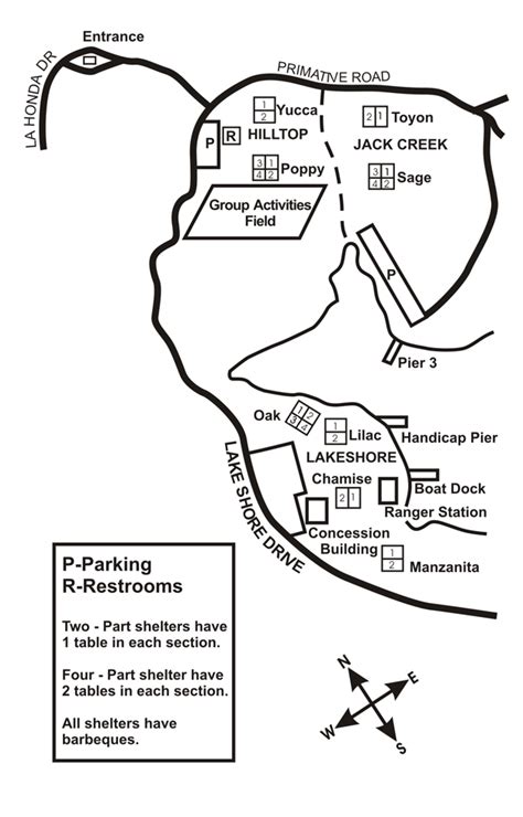 Dixon Lake Picnic Area Map | Area map, Picnic area, Lake