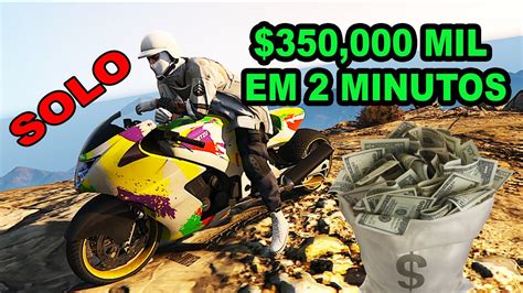 SAIU NOVO COMO GANHAR DINHEIRO SOLO 350 MIL EM 4 MINUTOS GTA ONLINE