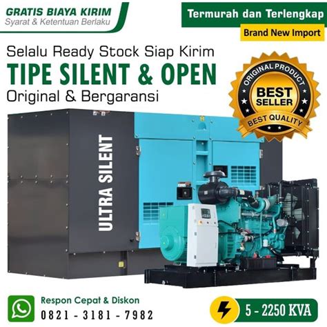 Jual Harga Genset Kva Perkins Cummins Isuzu Emerald Shopee