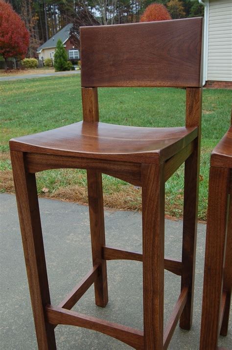 Handmade Walnut Bar Stools By Jho Studios Llc