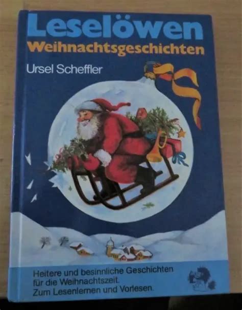 BUCH LESELÖWEN WEIHNACHTSGESCHICHTEN von Ursel Scheffler EUR 3 00