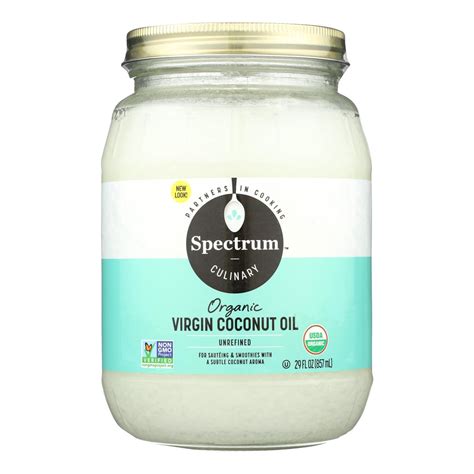 Spectrum Essentials Organic Coconut Oil Unrefined 15 Oz