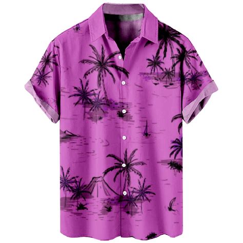 Men Graphic T Shirts For Men Coconut Tree 3d Printing Outdoor Street Print Top Fashion Design