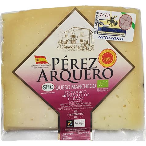 Comprar Queso Ecol Gico Artesano Curado Dop Queso Manchego Cu A G