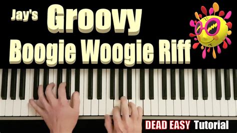 Boogie Woogie Piano Lesson 4: Beginners Easy Tutorial Groovy😎Blues Riff ...