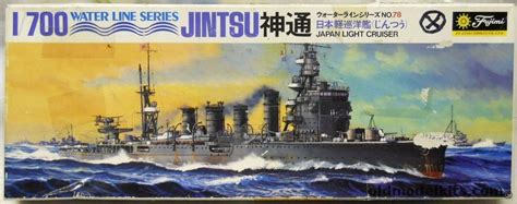 Fujimi 1700 Ijn Jintsu Light Cruiser Wlc078