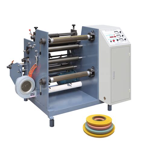 Rtfq A Wide Label Roll To Small Rolls Paper Slitting Machine