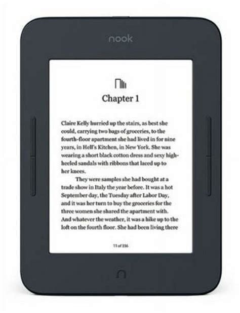 Barnes Noble NOOK GlowLight 3 EReader 6 Model 8GB BNRV520 Used