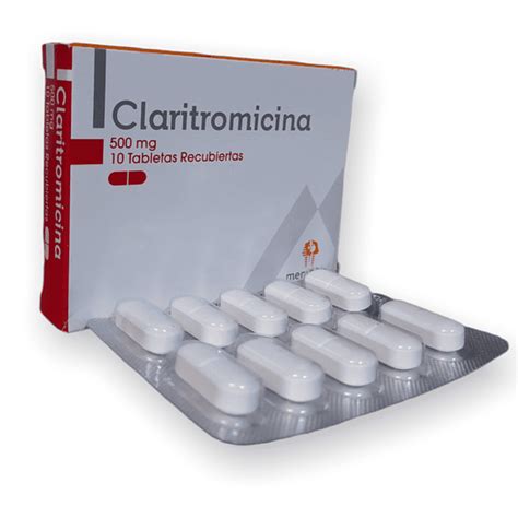 Claritromicina 500 Mg X 10 Tab Memphis