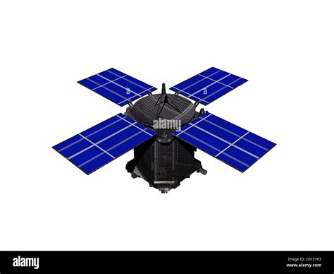 Satellite Orbits Around The Earth For Observation Stock Photo Alamy