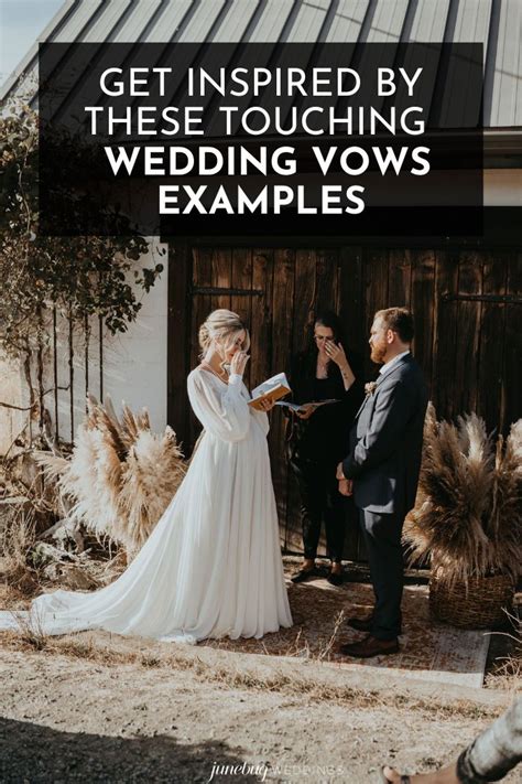 Get Inspired By These 30 Touching Wedding Vows Examples Junebug Weddings In 2024 Vow