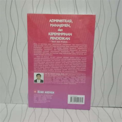 Promo Administrasi Manajemen Dan Kepemimpinan Pendidikan Teori Dan