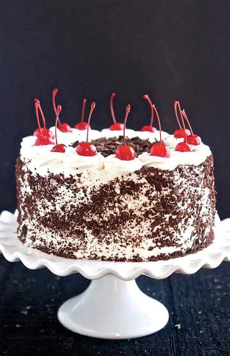 Best Black Forest Cake Recipe With Cherries And Whipped Cream