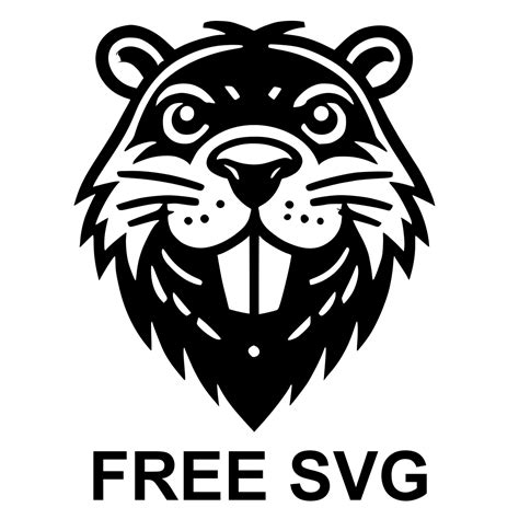 Free Beaver Head Svg Download For Free