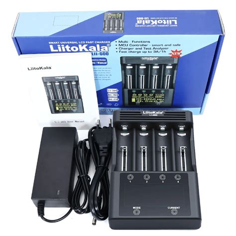 LiitoKala LiitoKala Lii 600 Batterie Ladegerät für Li Ionen 3 7V und