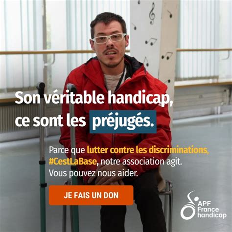 Son Véritable Handicap Ce Sont Les Préjugés Apf France Handicap