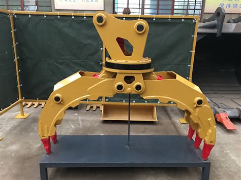 Excavator Hydraulic Rotating Grapple Wooden Grapple Log Grapple Stone