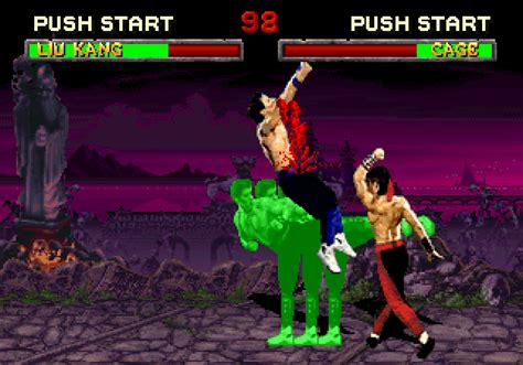 Screenshot Of Mortal Kombat Ii Sega Saturn 1993 Mobygames