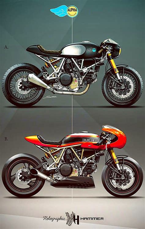 Cafe Racer Ducati Scrambler By Holographic Hammer Reviewmotors Co