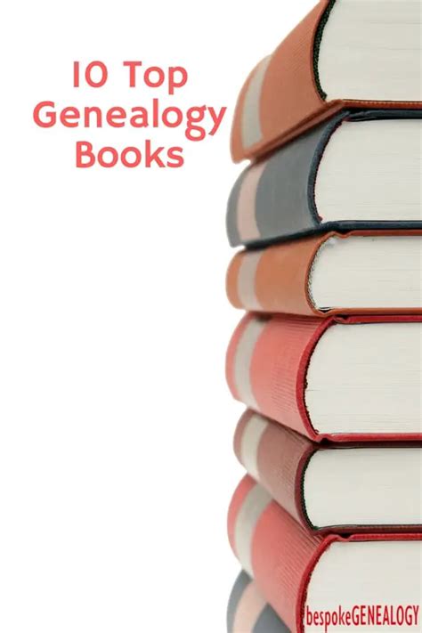 Top 10 Genealogy Research Books - Bespoke Genealogy