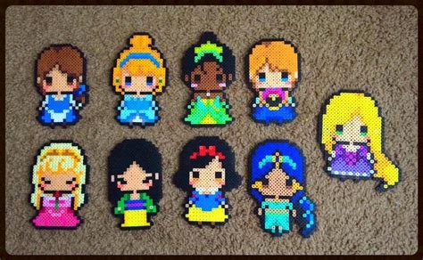 Disney Princesses Perler Bead