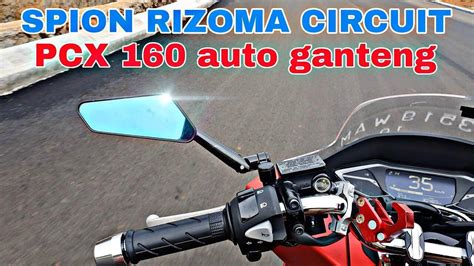 Cermin Motor Spion Circuit AGV Italy Full Cnc Premium Kaca Biru Kaca