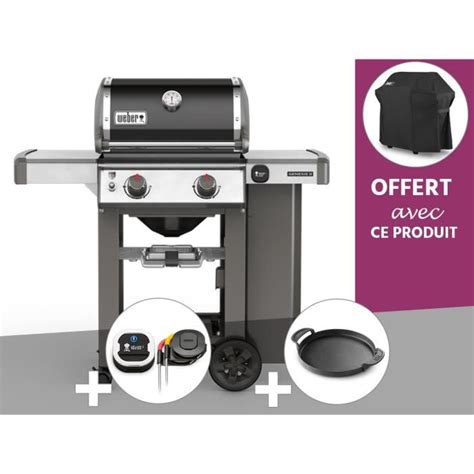 Barbecue Gaz Weber Genesis Ii E Gbs Noir Thermom Tre Igrill