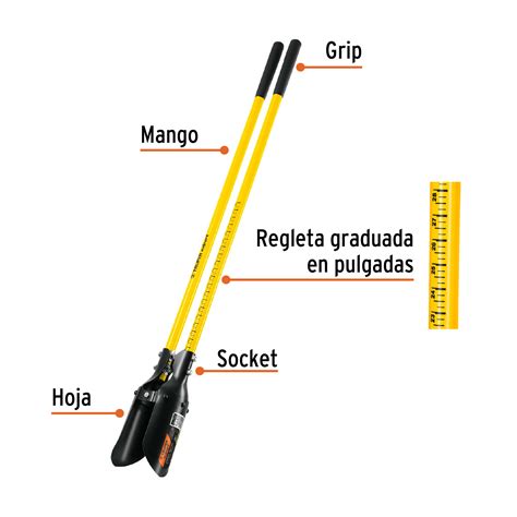 Ficha Tecnica Cavador Mangos De Fibra De Vidrio Truper Expert