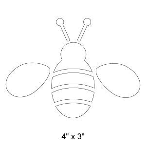 Bee Stencil for Painting Kids or Baby Room Wall Mural - Etsy