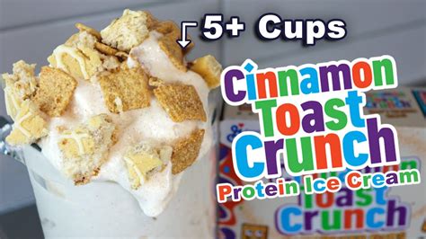 Cinnamon Toast Crunch PROTEIN ICE CREAM V2 I High Protein Low Calorie