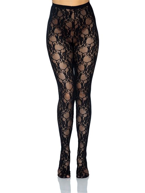 Floral Lace Sexy Tights Womens Fashion Hosiery Leg Avenue