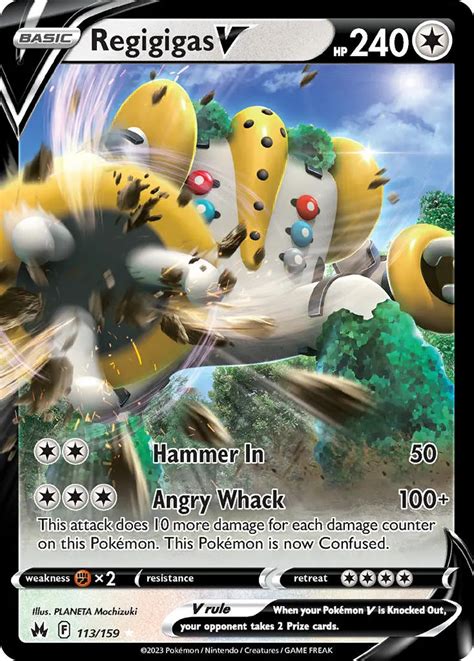 Regigigas Ex Card