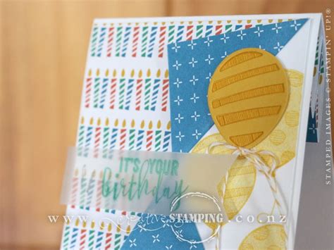 Collar Fold Birthday Cards Kristine Mcnickle Independent Stampin