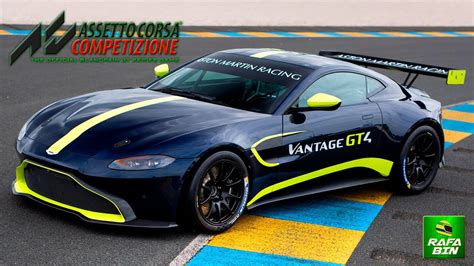 NOVA DLC ASTON MARTIN VANTAGE GT4 EM DONINGTON PARK ASSETTO CORSA