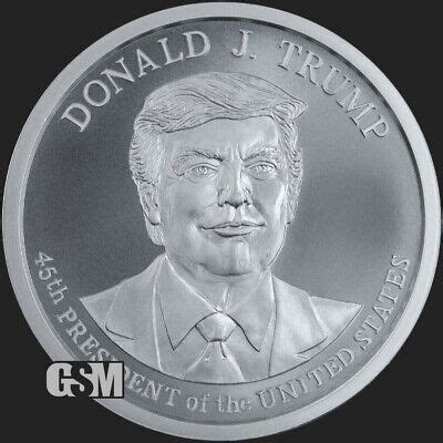 Oz Donald Trump Silver Th President Commemorative Maga In A