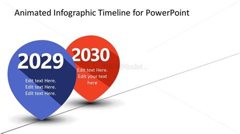 Animated Infographic Timeline PPT Slide Template - SlideModel