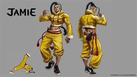 Street Fighter 6 Concept Illustrations For Kimberly Jamie Luke