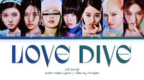 Ive 아이브 Love Dive 7 Members You As Member Youtube