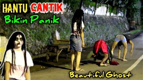 Hantu Cantik Bikin Panik Prank Anak Santri Beautiful Ghost YouTube