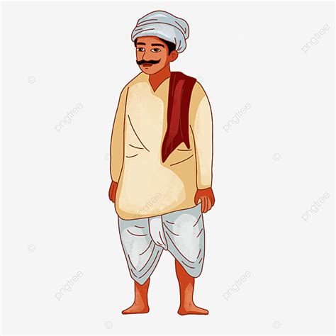 Indian Farmer Clipart Hd Png Indian Farmers Wear Robes India A