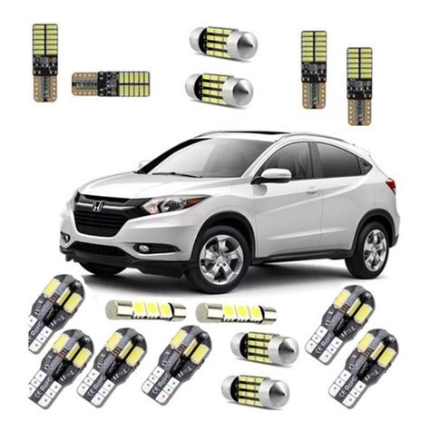 Kit Lampadas Led Hrv Premium 2015 2019 Pingo Teto Placa Ré Shopee