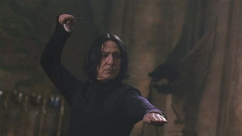 Harry Potter Sin Snape Alan Rickman Casi Deja La Saga Rock Pop