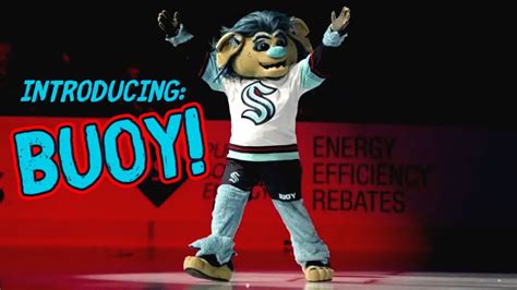 Seattle Kraken Mascot Reveal Buoy The Troll Youtube