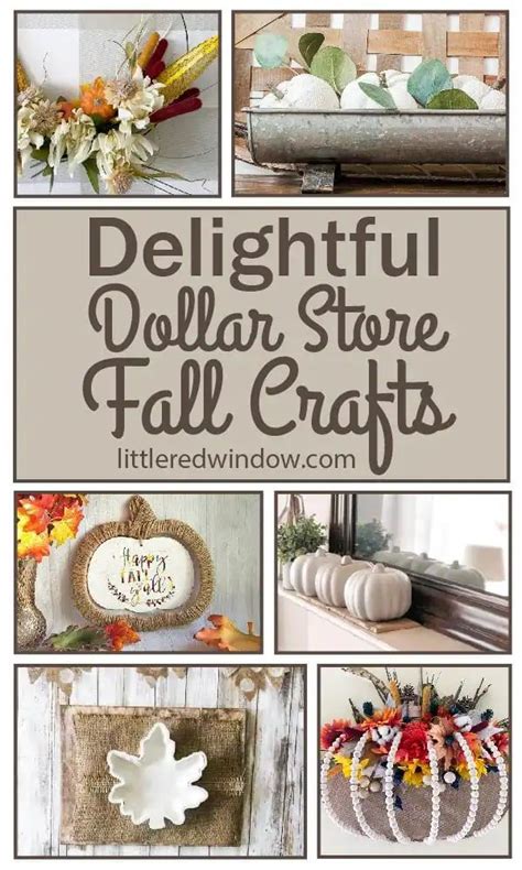 Delightful Dollar Store Fall Crafts In Fall Crafts Diy Fall