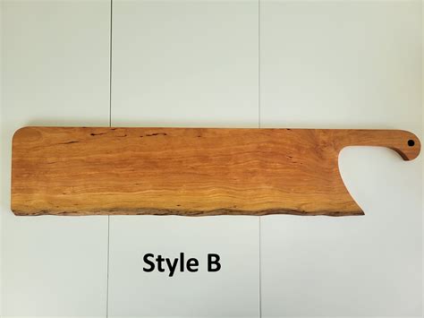 Extra Large Live Edge Cherry Charcuterie Board Cutting Board Etsy