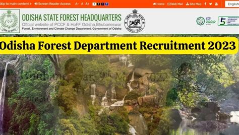 Odisha Forest Department Recruitment Apply For Various Odisha Govt