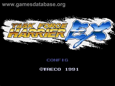 Task Force Harrier EX Sega Genesis Games Database