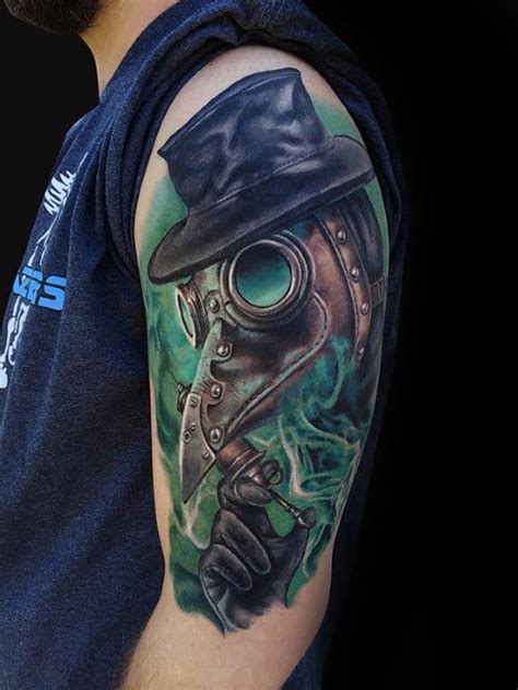 60 Plague Doctor Tattoo Designs For Men Manly Ink Ideas